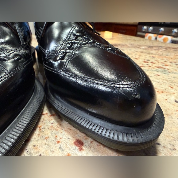 Dr Martens Ally Black Leather Derby Creeper Wingtip Shoes Men’s Size 7/Women’s 8 - Picture 13 of 15